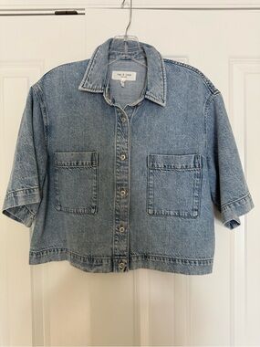 rag & bone Light Blue Denim Jacket